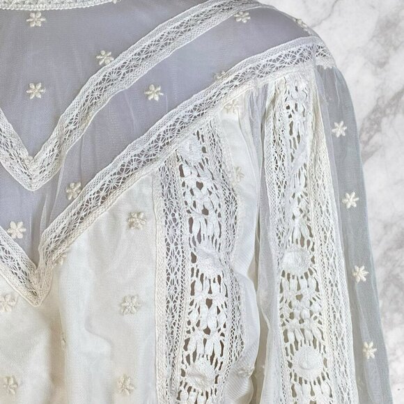 Tularosa Topaz Dress - Ivory - Picture 6 of 12